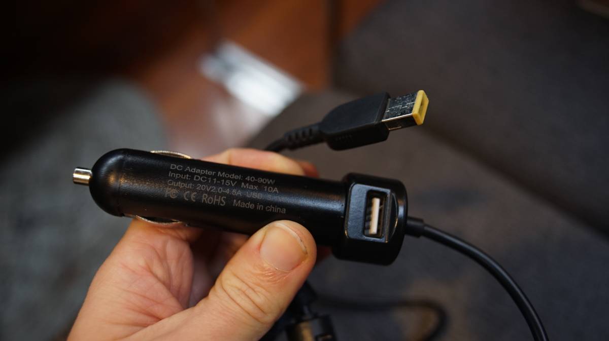 a dc car charger for Thinkpad
