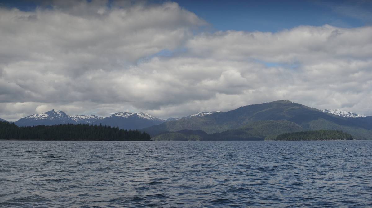 mountains in blake channel